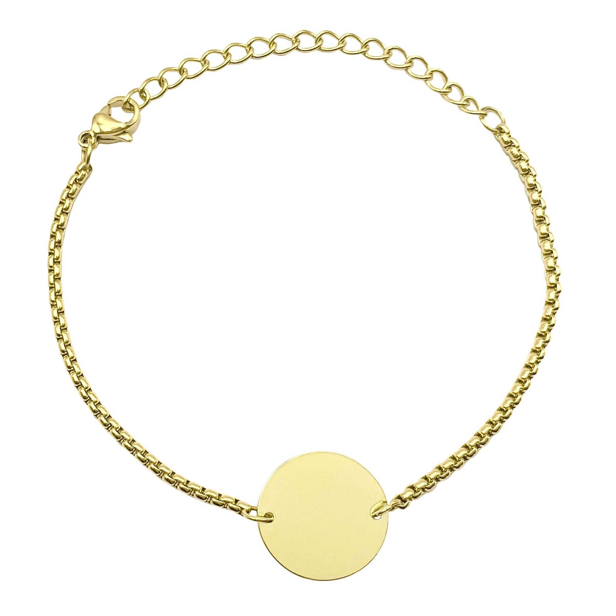 Armband PURE in Gold (inkl. Gravur) - Tuesbelle