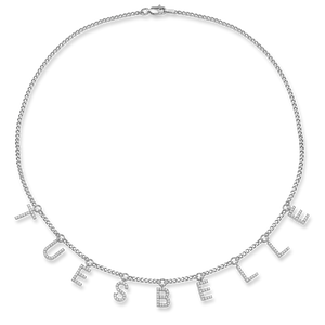 Kette LETTERs in Silber - Tuesbelle