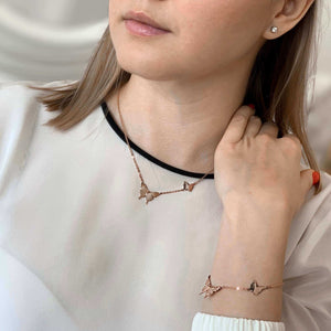 Armband Schmetterling verschiedene Farben - Tuesbelle
