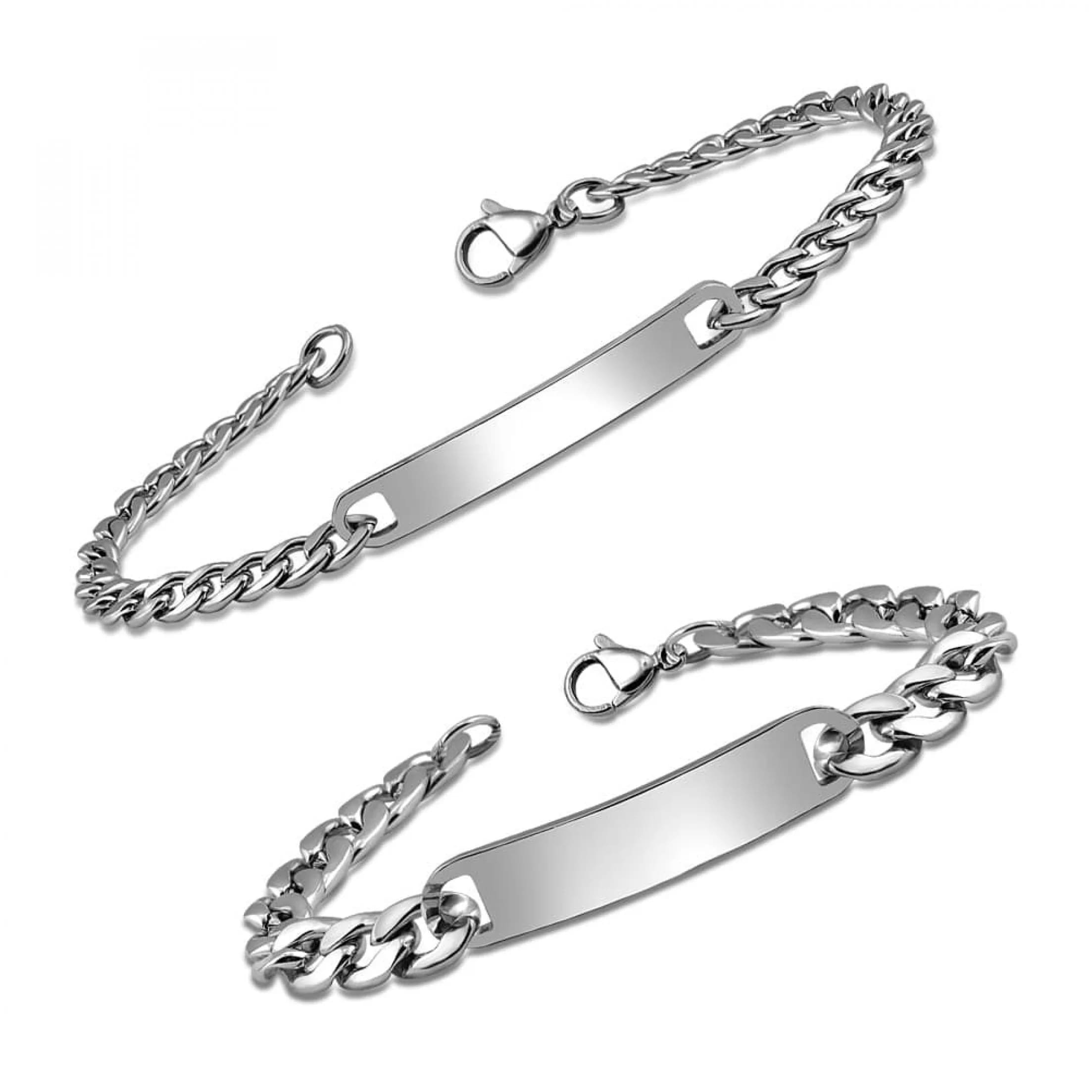Armband-Set COUPLE in Silber